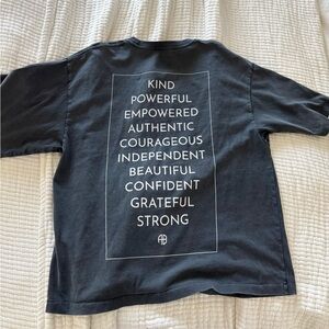 Anine Bing Rudy Tee Empowerment Top XS